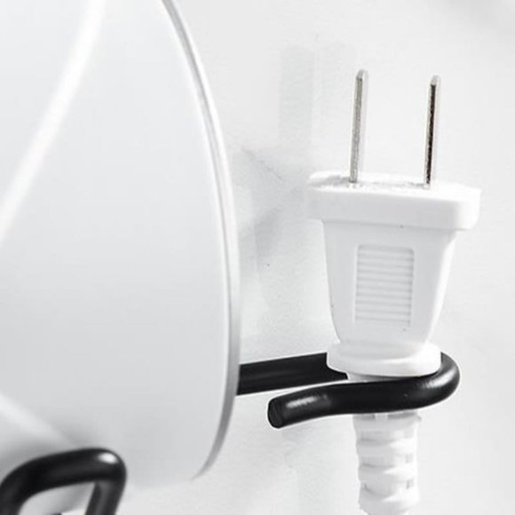 Stainless Steel Wall Mounted Hair Dryer Rack and Bathroom Hair Straightener - Picture 7 of 14